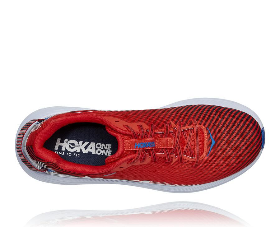 Hoka One One Løbesko Herre - Rincon 2 - Rød/Hvide - 095382ODM